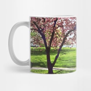 Newark NJ - Lunch and Cherry Blossoms Mug